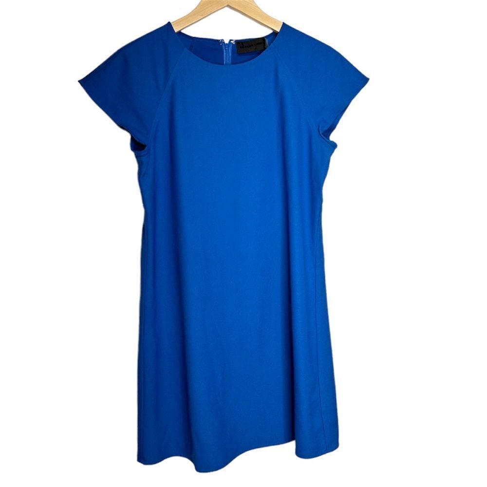 Blaque Label Dress Women’s Royal Blue Shift Size Small Short‎ Sleeve